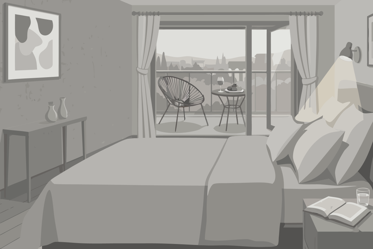Signature Room with bottle of champagne included - Sea view with 1 King bed